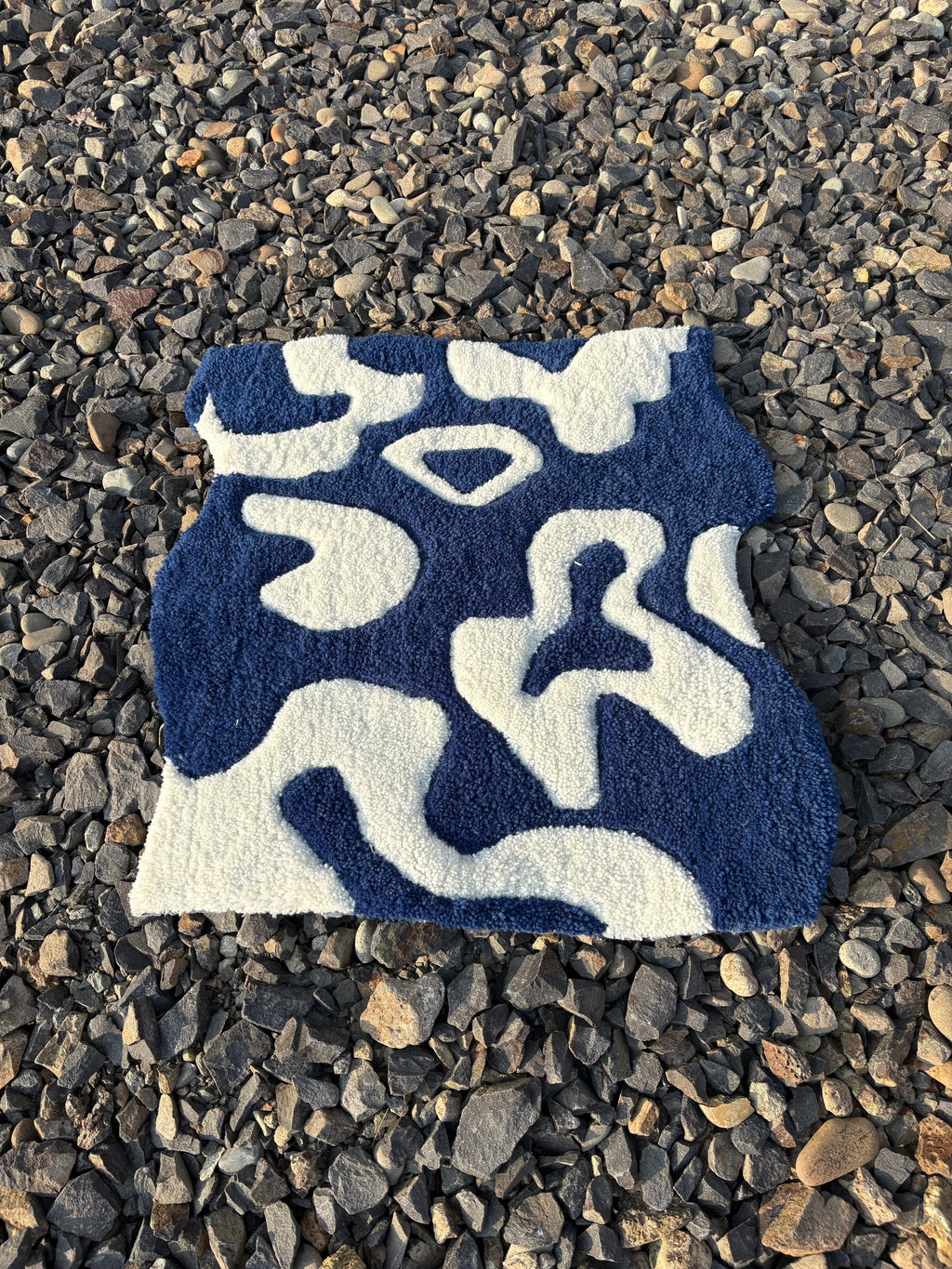 Cloudy Blues Rug