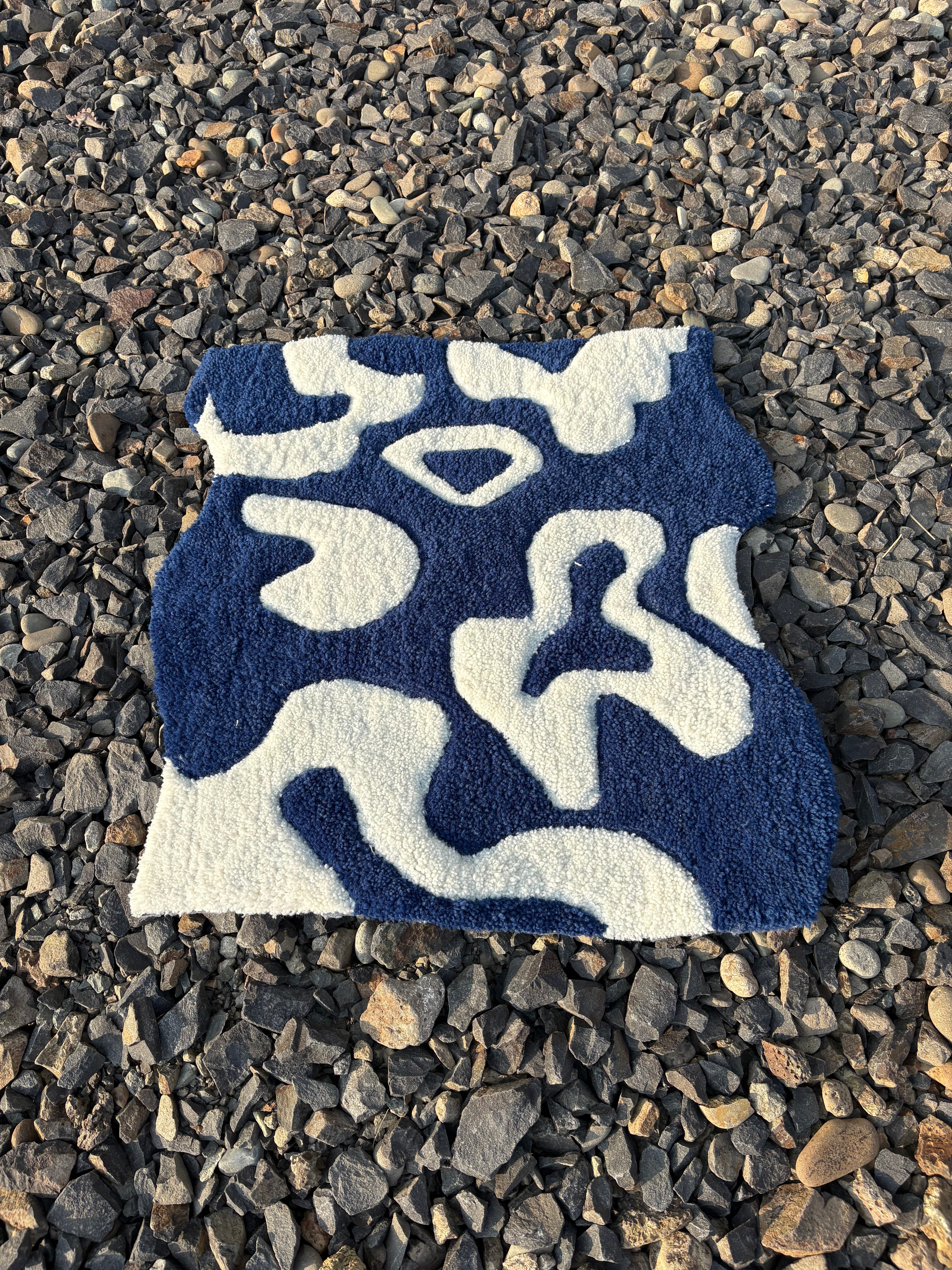 Cloudy Blues Rug
